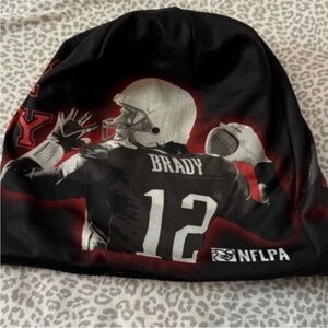 NFL Black and Red Tom Brady Hat